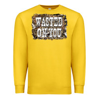 Lemon Western Wasted On You Background Premium Sweatshirt - LillyAllenDesigns