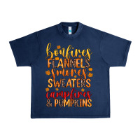 Navy bonfires flannels s'mores campfires and pumpkins Urban Heavy Tee - Zillion Design Studio