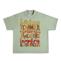 Oil Green bonfires flannels s'mores campfires and pumpkins Urban Heavy Tee - Zillion Design Studio