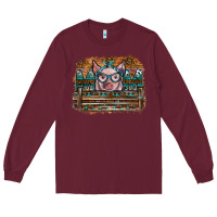 Burgundy mom pig Long Sleeve Tee - SublimationCraftShop
