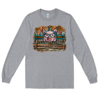 Heather Grey mom pig Long Sleeve Tee - SublimationCraftShop