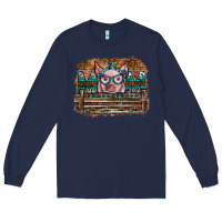 Navy mom pig Long Sleeve Tee - SublimationCraftShop
