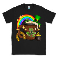 Black st. patricks day barrel beer Classic Tee - Neo Western