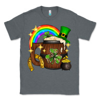 Charcoal Heather st. patricks day barrel beer Classic Tee - Neo Western