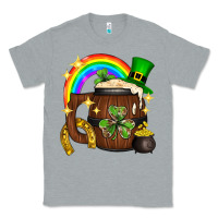 Heather Grey st. patricks day barrel beer Classic Tee - Neo Western