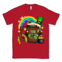 Red st. patricks day barrel beer Classic Tee - Neo Western