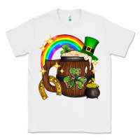 White st. patricks day barrel beer Classic Tee - Neo Western