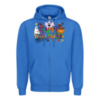 True Royal happy halloween Zipper Hoodie - AdoDesignShop