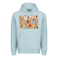 Blue Mist nurse Premium Hoodie - MaliasSmallBusiness