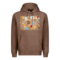 Chestnut nurse Premium Hoodie - MaliasSmallBusiness