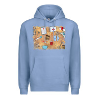 Colony Blue nurse Premium Hoodie - MaliasSmallBusiness