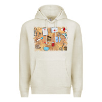 Oatmeal Heather nurse Premium Hoodie - MaliasSmallBusiness