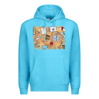 Ocean Blue nurse Premium Hoodie - MaliasSmallBusiness