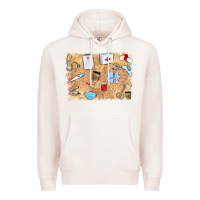 Pale Pink nurse Premium Hoodie - MaliasSmallBusiness