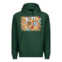 Sports Green nurse Premium Hoodie - MaliasSmallBusiness