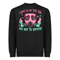 Black love is in the air Heavyweight Sweatshirt - MaliasSmallBusiness