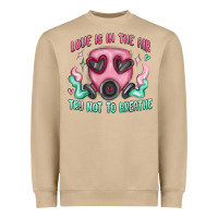 Mushroom love is in the air Heavyweight Sweatshirt - MaliasSmallBusiness