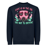 Navy love is in the air Heavyweight Sweatshirt - MaliasSmallBusiness