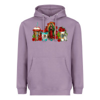 Lavender lady of guadalupe coffee Heavyweight Hoodie - Jasminsmagicworld