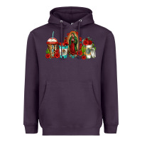 Plum lady of guadalupe coffee Heavyweight Hoodie - Jasminsmagicworld