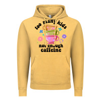 Vintage Mustard too many kids not enough caffeine Vintage Hoodie - JahusDesignShop