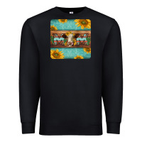Black hereford cattle mom coaster Premium Sweatshirt - Jasminsmagicworld