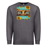 Charcoal Heather hereford cattle mom coaster Premium Sweatshirt - Jasminsmagicworld