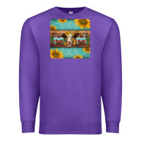 Purple hereford cattle mom coaster Premium Sweatshirt - Jasminsmagicworld