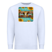 White hereford cattle mom coaster Premium Sweatshirt - Jasminsmagicworld