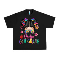 Black hello sixth grade kid Urban Heavy Tee - texasbilliewilder