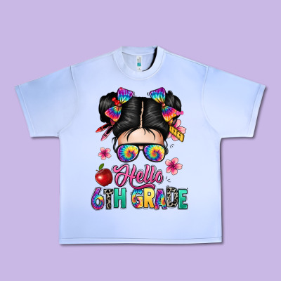 Hello Sixth Grade Kid Urban Heavy Tee Designed By Texasbilliewilder