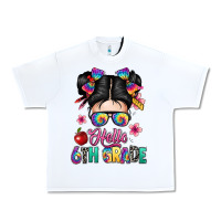 White hello sixth grade kid Urban Heavy Tee - texasbilliewilder