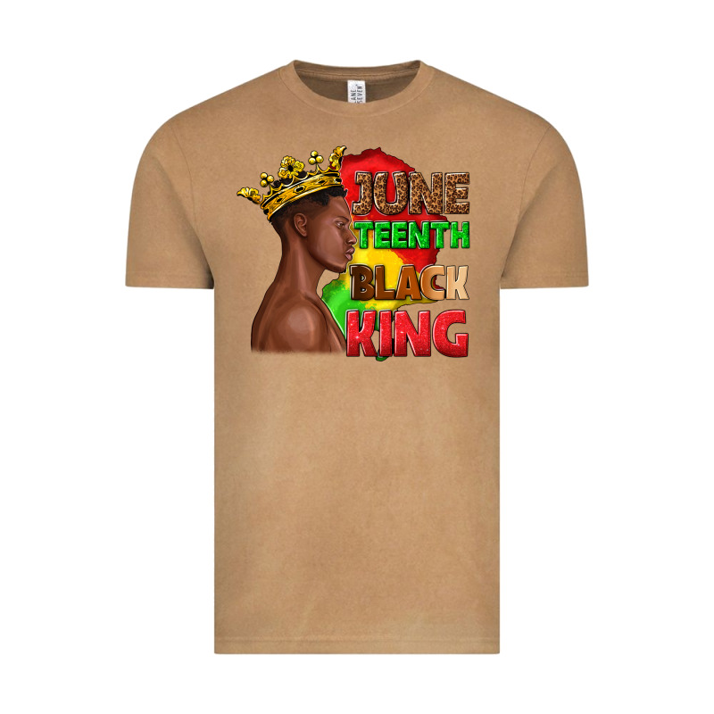 Juneteenth Black King Vintage Tee by texasbilliewilder | Teevron