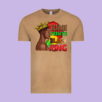 Vintage Tee juneteenth black king