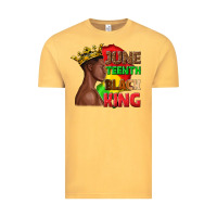 Vintage Mustard juneteenth black king Vintage Tee - texasbilliewilder