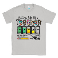 Moon Dust battery life of a teacher monday friday Classic Tee - CowhideDigitalArt
