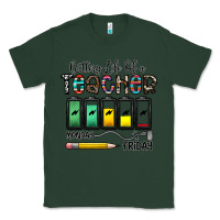 Sports Green battery life of a teacher monday friday Classic Tee - CowhideDigitalArt