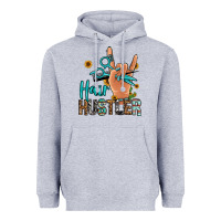 Heather Grey hair hustler Heavyweight Hoodie - Jasminsmagicworld