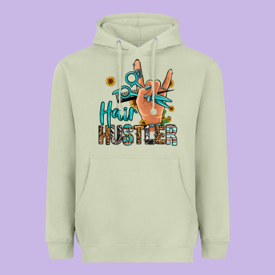 Hair Hustler Heavyweight Hoodie Designed By Jasminsmagicworld