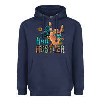 Navy hair hustler Heavyweight Hoodie - Jasminsmagicworld