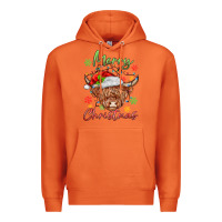 Carrot merry christmas cow Premium Hoodie - MaliasSmallBusiness