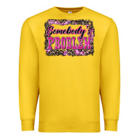 Lemon Western Somebody's Problem Premium Sweatshirt - LillyAllenDesigns
