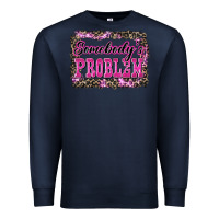 Navy Western Somebody's Problem Premium Sweatshirt - LillyAllenDesigns