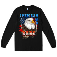 Black American Babe  4th of july Long Sleeve Tee - CowGirlArtShop