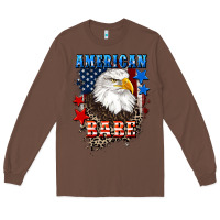 Chestnut American Babe  4th of july Long Sleeve Tee - CowGirlArtShop