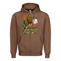 Chestnut let's do this boys field baseball Zipper Hoodie - BundleAndBundleShop