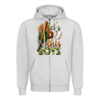 Dove Grey let's do this boys field baseball Zipper Hoodie - BundleAndBundleShop