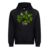 Black Peace Lily Urban Hoodie - LillyAllenDesigns