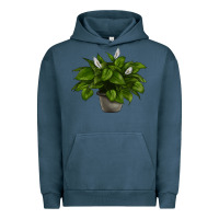 Pigment Midnight Navy Peace Lily Urban Hoodie - LillyAllenDesigns