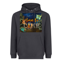 Smoke born to camp Heavyweight Hoodie - NancyCooperArtShop